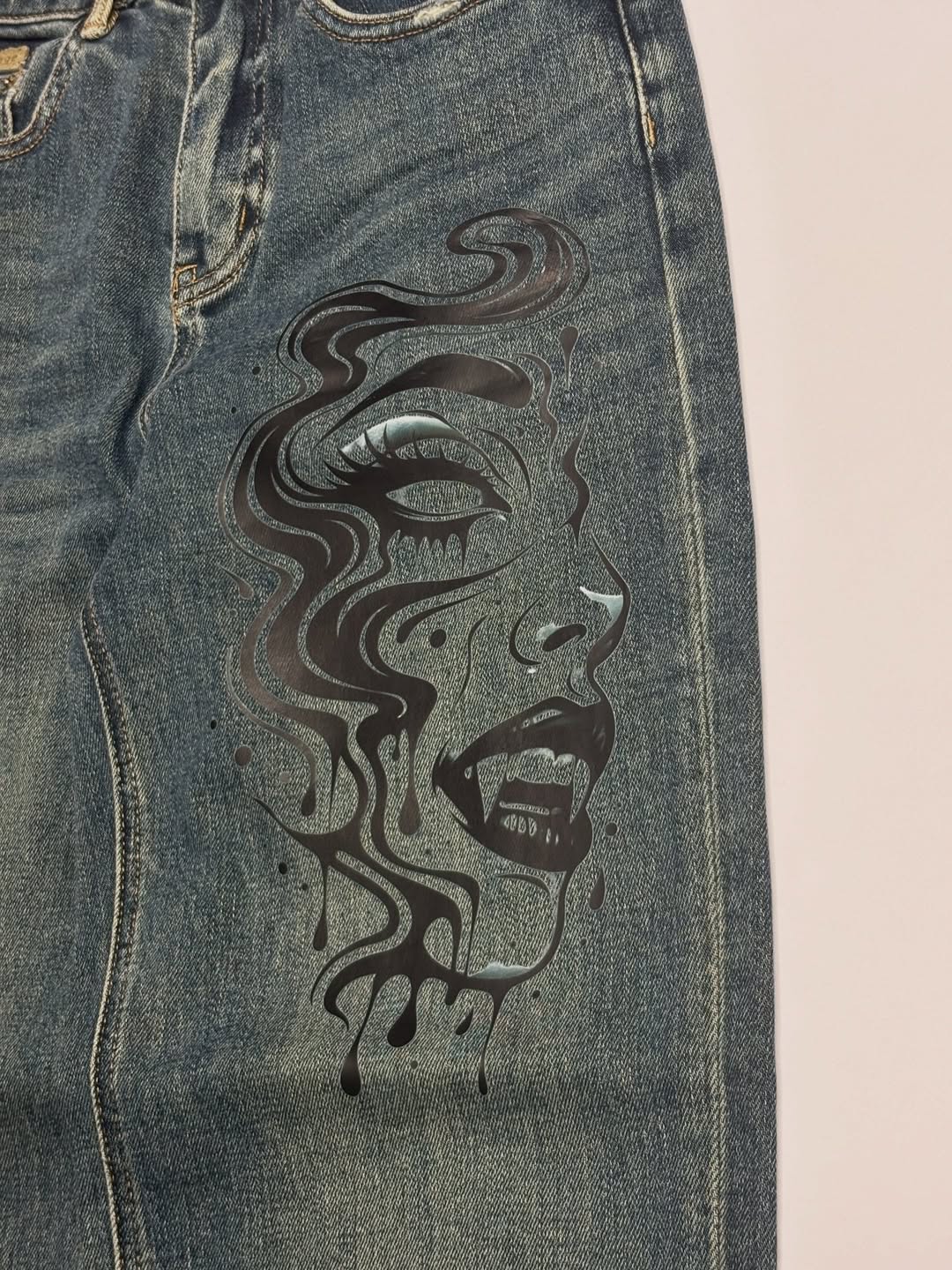 Printed demin