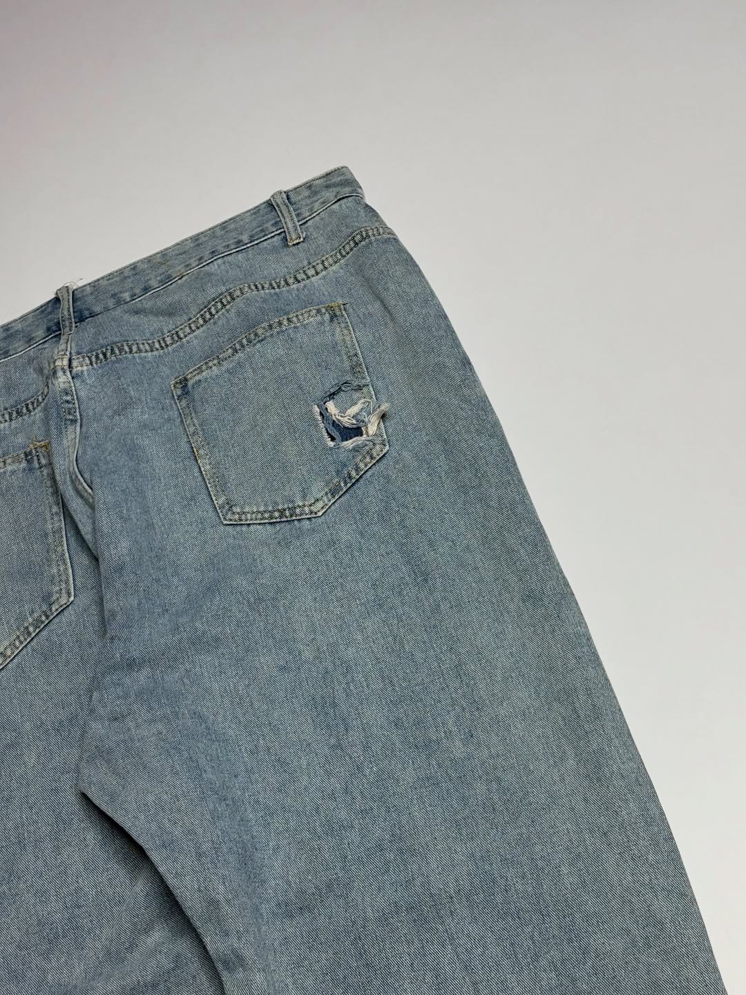 Thrifted denim