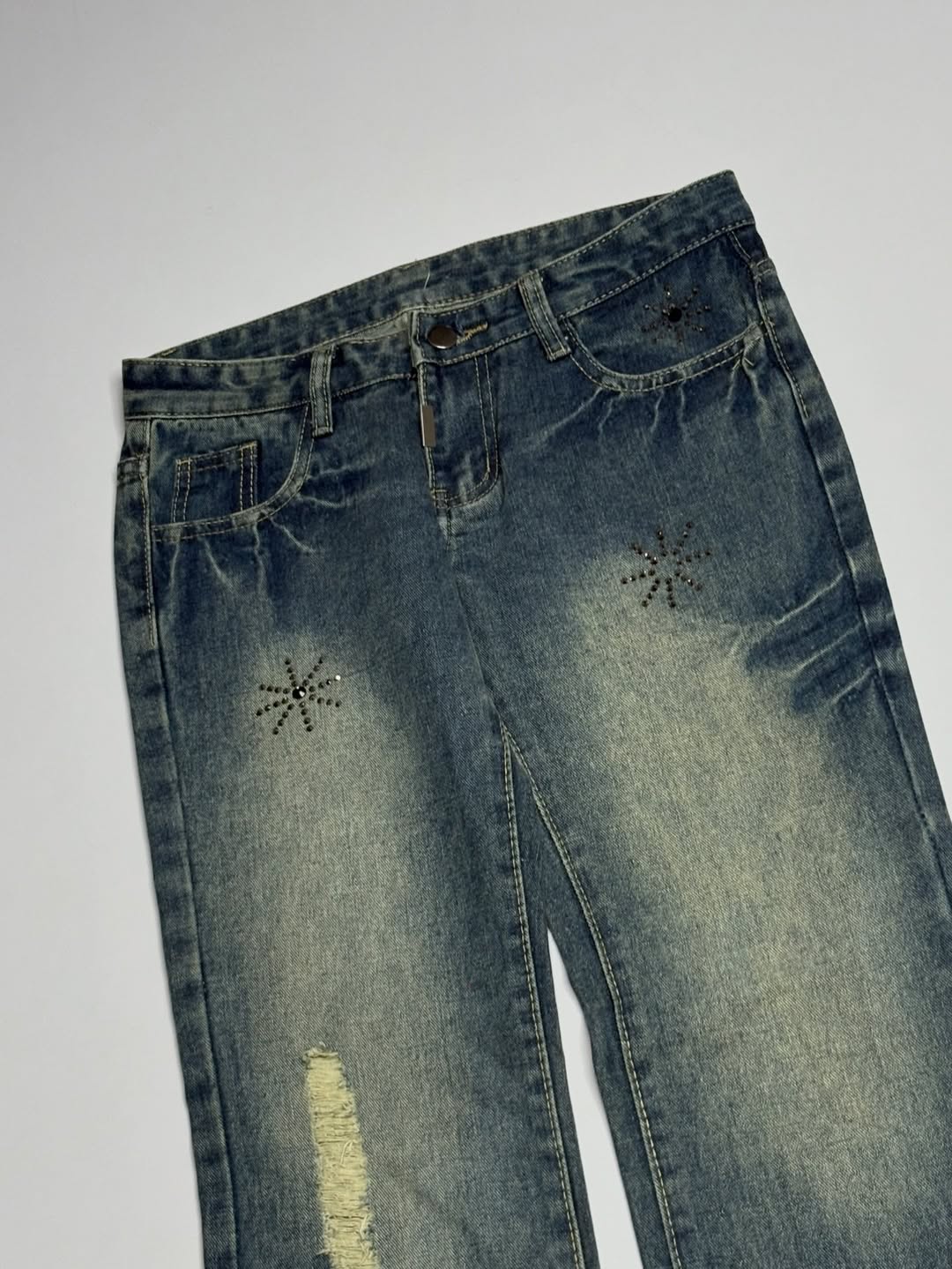 Thrifted denim
