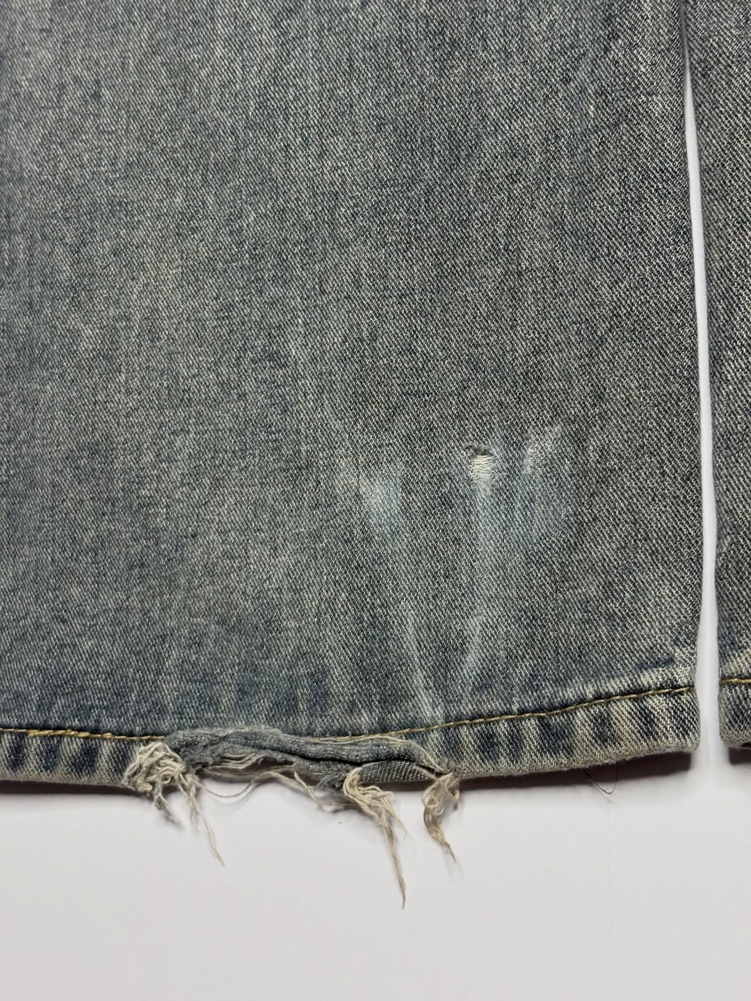 Thrifted denim