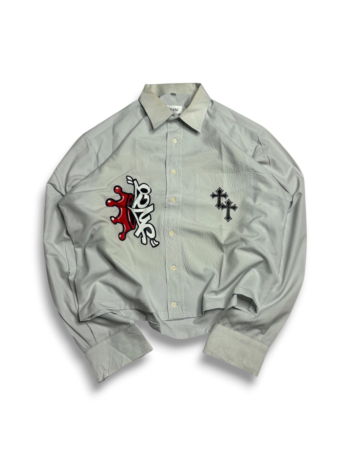 Printed Crop Shirt